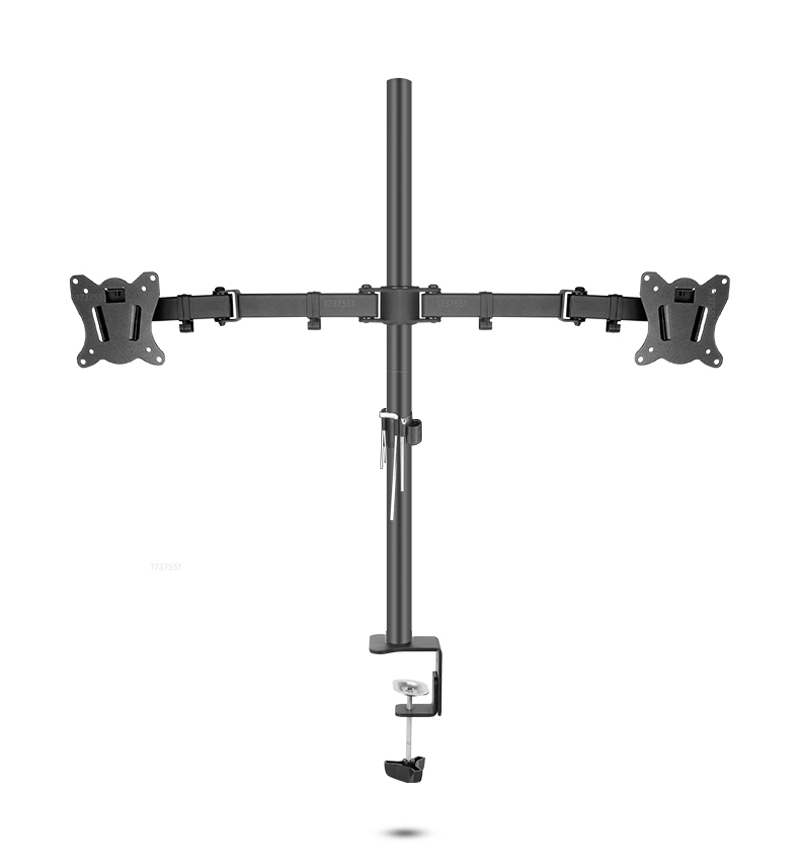 T902-280 Dudukan Monitor Ganda - Desk Setup Monitor Arm ulasan dan harga