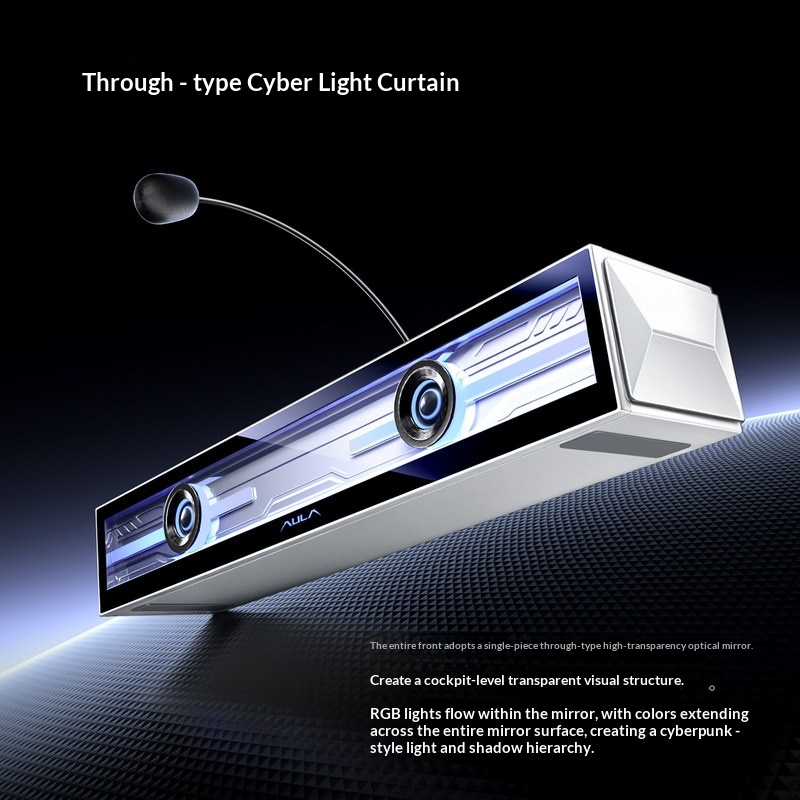 Aula Gs8 Speaker Gaming Deskto - Desk Setup With Speakers ulasan dan harga