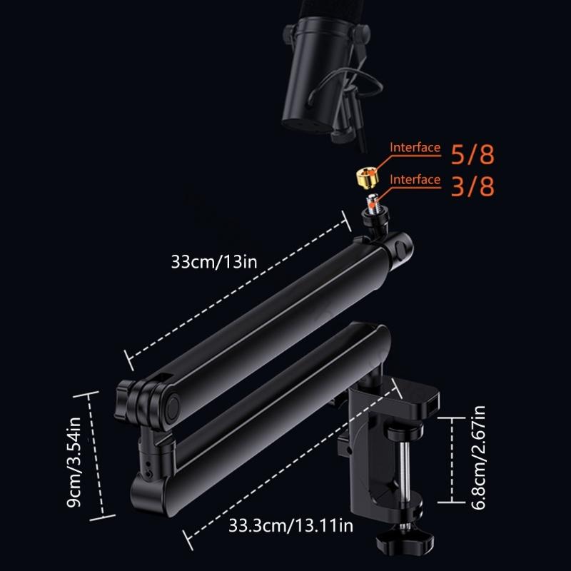 96BA Dudukan Lengan Boom Mikro - Desk Setup Studio ulasan dan harga