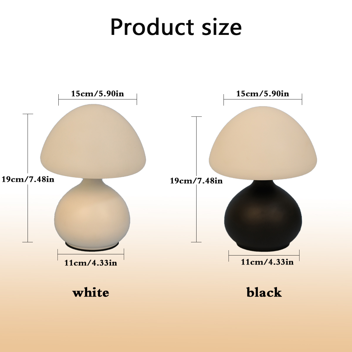 Lampu Meja Mini Bentuk Jamur d - Desk Setup White ulasan dan harga