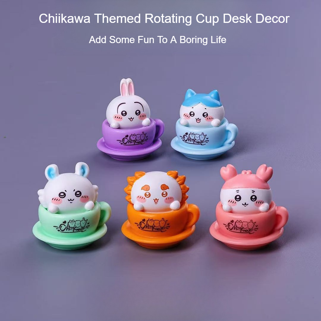 Figur Chiikawa Rotating Cup, D - Desk Setup Kawaii ulasan dan harga