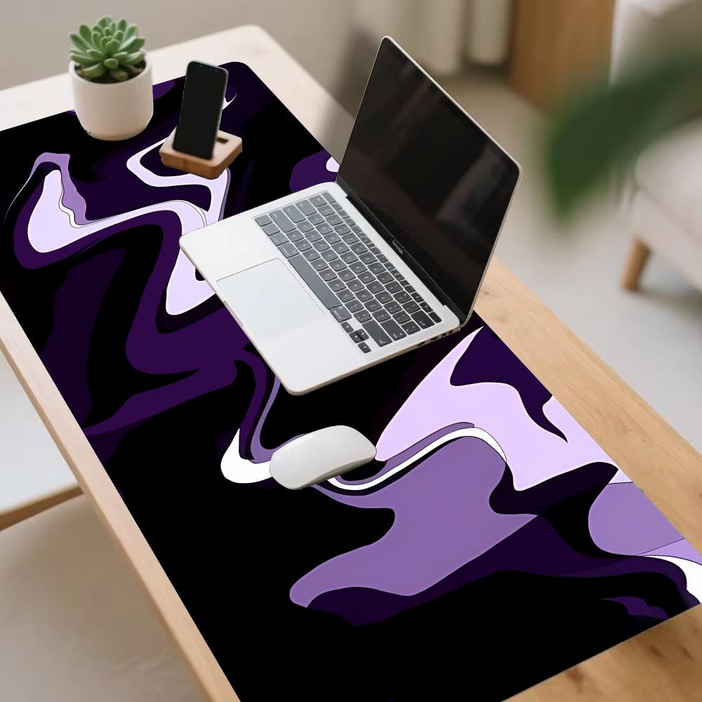 Alas Mouse Playmat Ungu Hitam  - Desk Setup Gadgets ulasan dan harga