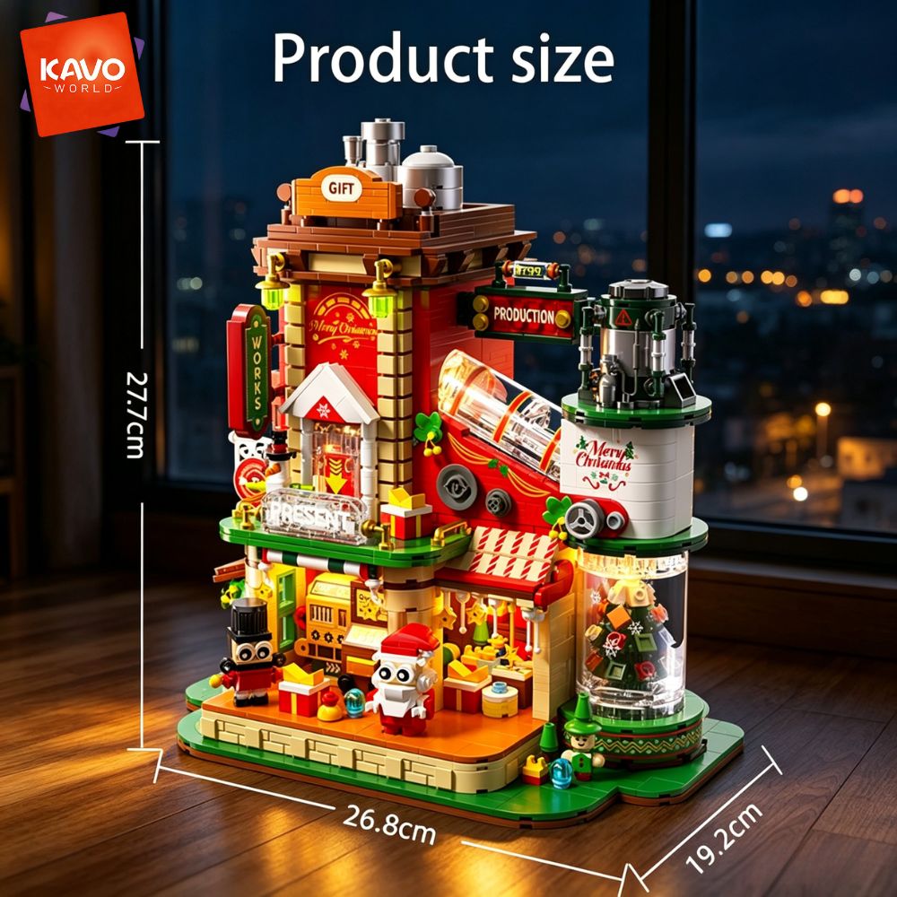 KAVOWORLD 2775PCS Mainan Blok  - Desk Setup Girly ulasan dan harga