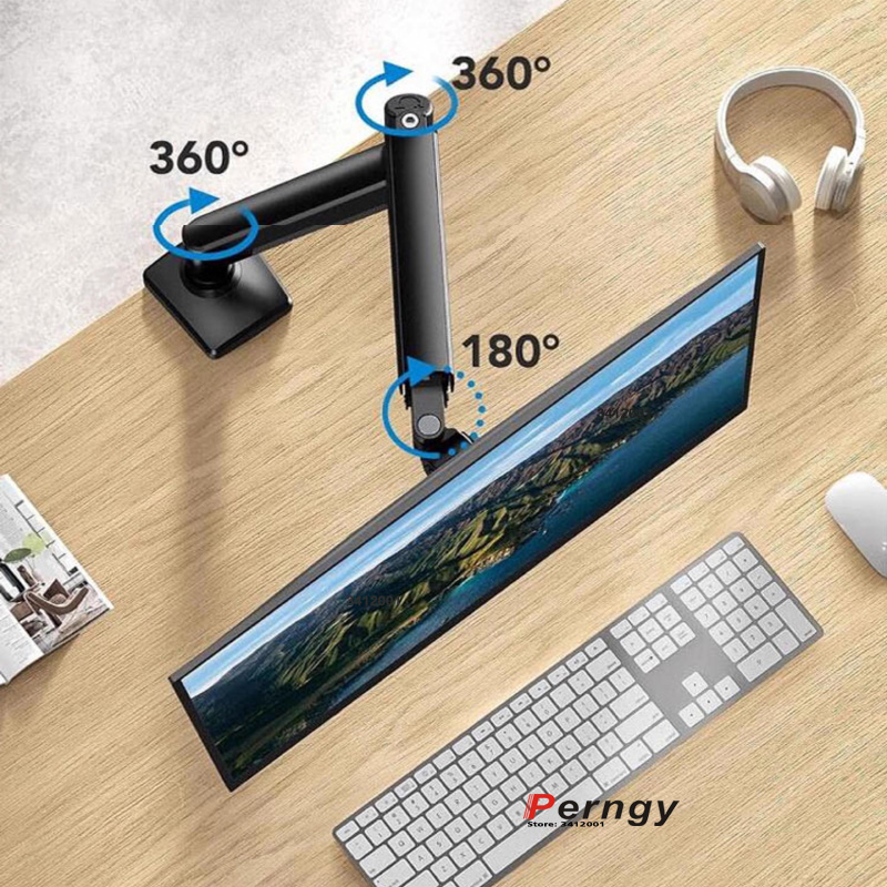 D-MOUNT D80 Alumin Logam 2-10K - Desk Setup Monitor Arm ulasan dan harga