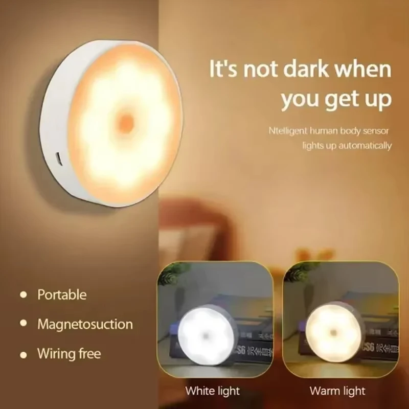 Lampu Malam Sensor Gerak Dapat - Desk Setup White ulasan dan harga