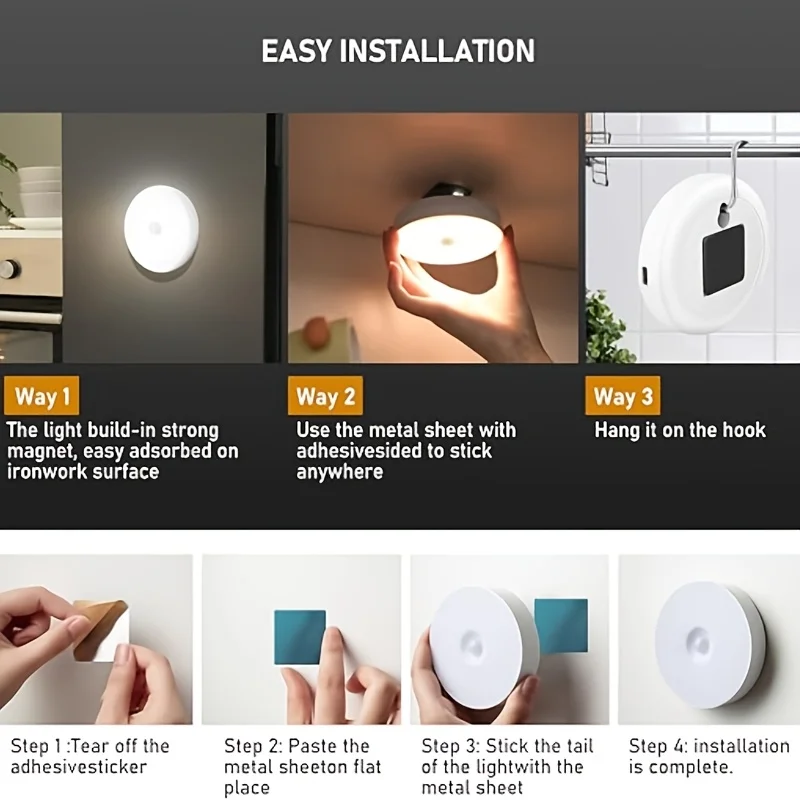 Lampu Malam Sensor Gerak Dapat - Desk Setup White ulasan dan harga