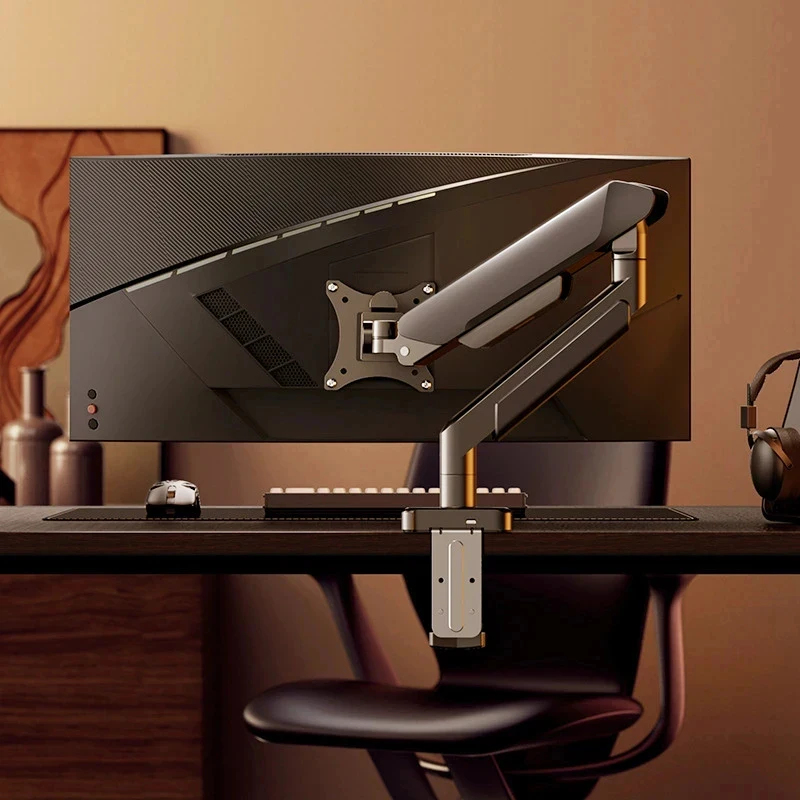 Dudukan Monitor Tunggal 14-32  - Desk Setup Monitor Arm ulasan dan harga