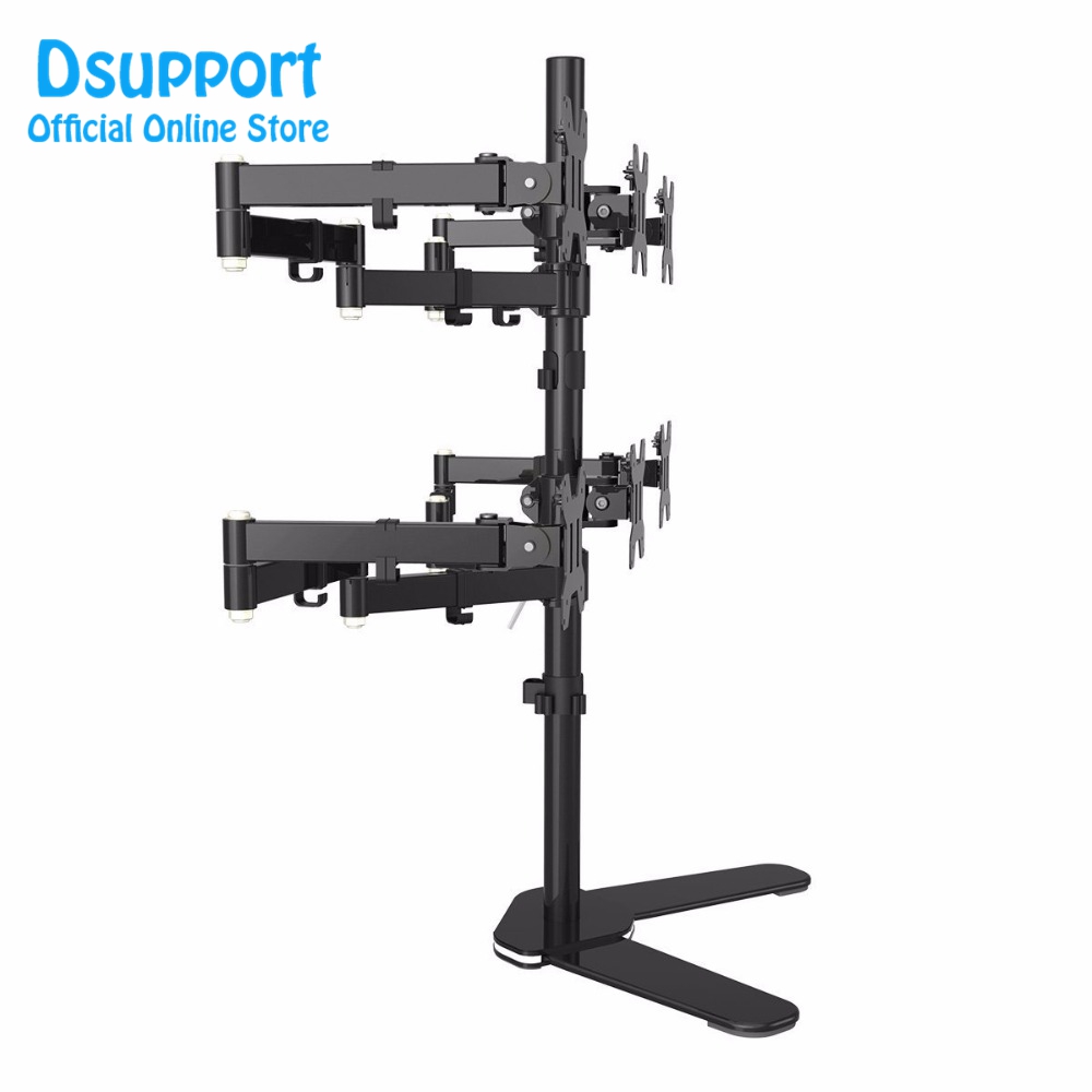 Penyangga Monitor LCD LED Enam - Desk Setup Monitor Arm ulasan dan harga